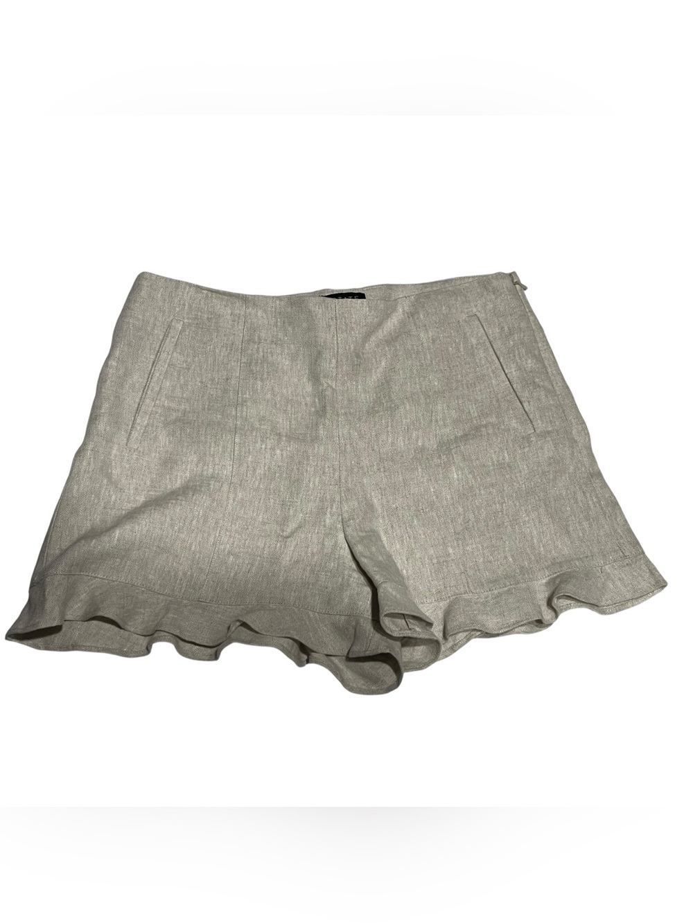 1 STATE Linen Ruffle Hem Shorts - Picture 6 of 6